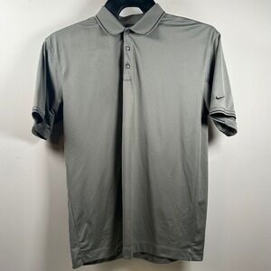 Nike Golf Dri-FIT Polo Shirt Mens XL Extra‎ Large Gray Performance